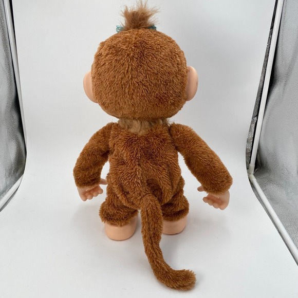 FurReal Peanut the Playful Monkey Interactive Plush Toy Hasbro 2024 Brown 15in - Picture 6 of 13